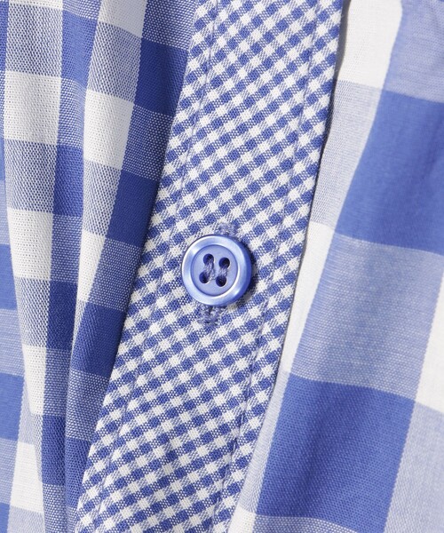 BEAMS HEART（ビームスハート）の「クレイジー ギンガム シャツ（シャツ/ブラウス・レディース・ブラック/ブルー/ベージュ・FREE）」の22枚目の写真