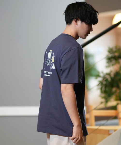 adidas(アディダス)の「adidas/アディダス 半袖Tee/半袖Tシャツ 防臭機能 ユニセックス KQO53(Tシャツ/カットソー・メンズ・ネイビー/アイボリー・M/L/XL)」の13枚目の写真