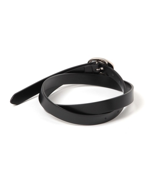 BAYFLOW（ベイフロー）の「変形バックルベルト（ベルト・レディース・ライトグレー/イエロー・FREE）」の4枚目の写真