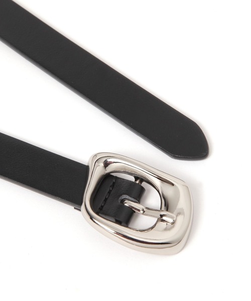 BAYFLOW（ベイフロー）の「変形バックルベルト（ベルト・レディース・ライトグレー/イエロー・FREE）」の5枚目の写真