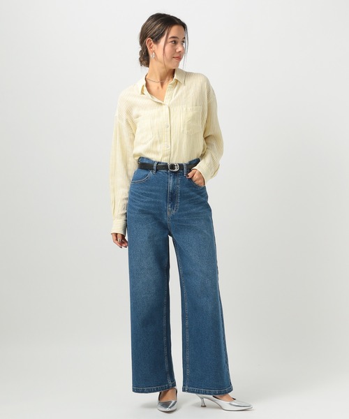 BAYFLOW（ベイフロー）の「変形バックルベルト（ベルト・レディース・ライトグレー/イエロー・FREE）」の10枚目の写真