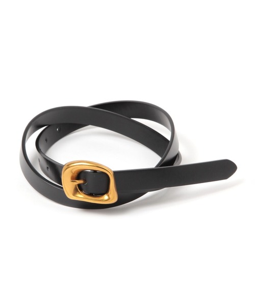 BAYFLOW（ベイフロー）の「変形バックルベルト（ベルト・レディース・ライトグレー/イエロー・FREE）」の6枚目の写真