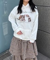 CATプリントパーカー