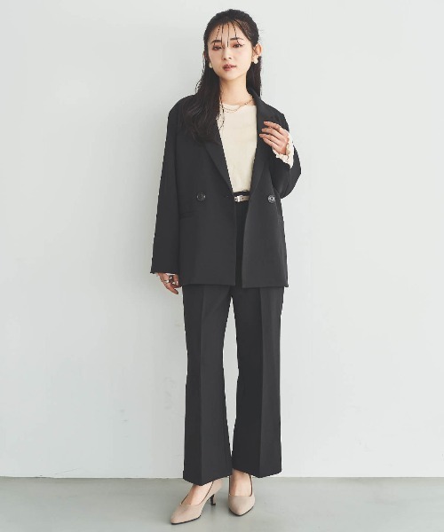 mil（ミル）の「フレアスリーブ シアーベロアトップス（Tシャツ/カットソー・レディース・アイボリー/モカ/ブラック・S/XS）」の20枚目の写真