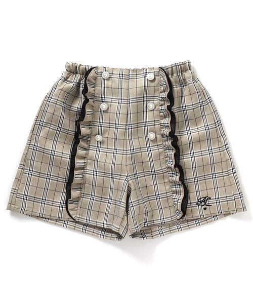 algy（アルジー）の「ガーリーショーパン（その他パンツ・キッズ・ベージュ/グレー・SMALL/MEDIUM/X-SMALL/XX-SMALL）」の2枚目の写真