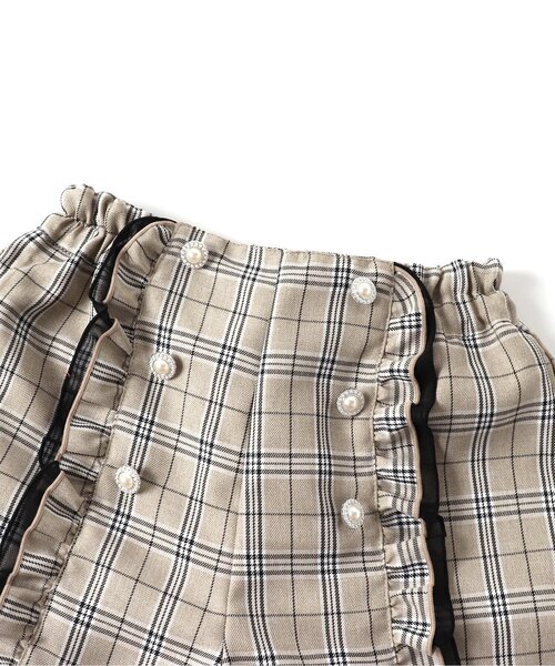 algy（アルジー）の「ガーリーショーパン（その他パンツ・キッズ・ベージュ/グレー・SMALL/MEDIUM/X-SMALL/XX-SMALL）」の7枚目の写真