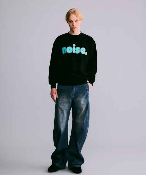 NOISE MAKER（ノイズメーカー）の「noiseロゴプリントスウェット（スウェット・メンズ・ブルー/ブラック・M/L/XL）」の5枚目の写真
