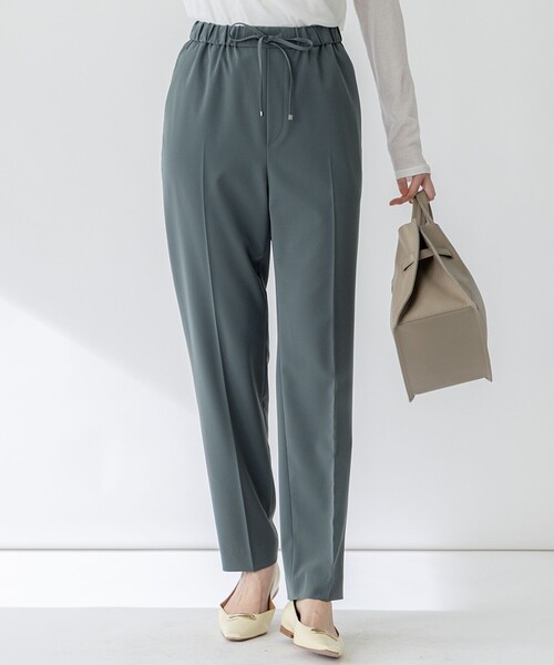 23区(ニジュウサンク)の「【セットアップ対応/洗える】2WAYストレッチツイル ドロスト パンツ(その他パンツ・レディース・モスグリーン系/ネイビー系/ブラック系/ベージュ系・36/38/40)」の3枚目の写真