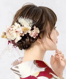 SOUBIEN（ソウビエン）の「flower髪飾り3点セット（和装小物・キッズ）」
