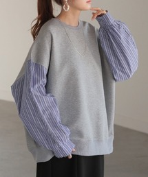 ダンボール×シャツ ぽわん袖プルオーバー