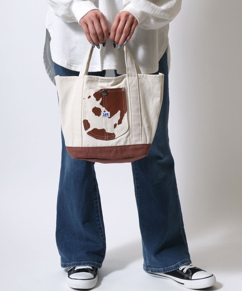 セール】Lee/リー キャンバス デニム ロゴ ピスネーム ワンポイント