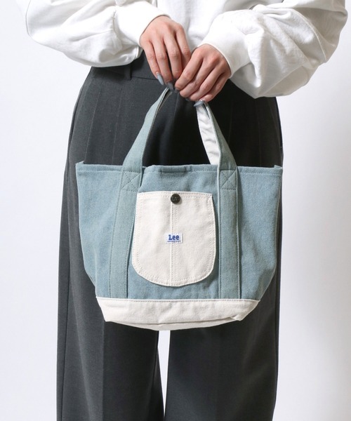 セール】Lee/リー キャンバス デニム ロゴ ピスネーム ワンポイント
