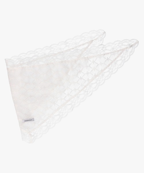 kaorinomori（カオリノモリ）の「kaorinomori レイルスカーフ / カオリノモリ（ヘアバンド・レディース・ブラック/スカイブルー/ホワイト・FREE）」の8枚目の写真