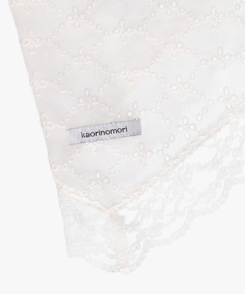 kaorinomori（カオリノモリ）の「kaorinomori レイルスカーフ / カオリノモリ（ヘアバンド・レディース・ブラック/スカイブルー/ホワイト・FREE）」の9枚目の写真