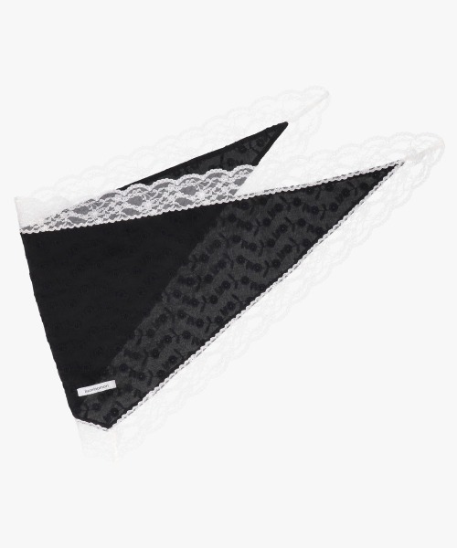 kaorinomori（カオリノモリ）の「kaorinomori レイルスカーフ / カオリノモリ（ヘアバンド・レディース・ブラック/スカイブルー/ホワイト・FREE）」の13枚目の写真