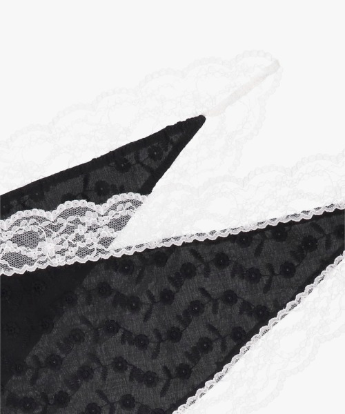 kaorinomori（カオリノモリ）の「kaorinomori レイルスカーフ / カオリノモリ（ヘアバンド・レディース・ブラック/スカイブルー/ホワイト・FREE）」の16枚目の写真