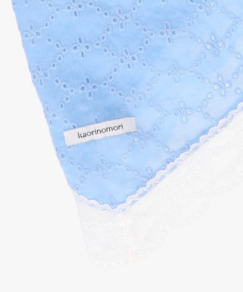 kaorinomori（カオリノモリ）の「kaorinomori レイルスカーフ / カオリノモリ（ヘアバンド・レディース・ブラック/スカイブルー/ホワイト・FREE）」の22枚目の写真