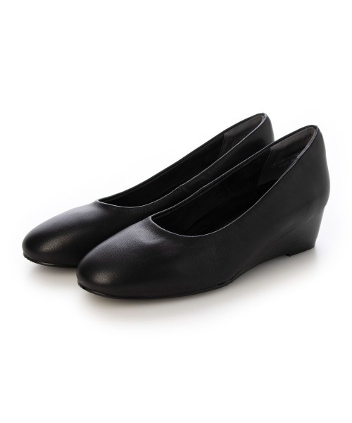 ing(イング)の「ウエッジソールプレーンパンプス(パンプス・レディース・ブラック・24.5cm/24cm/23.5cm/23cm/22.5cm/22cm)」の1枚目の写真