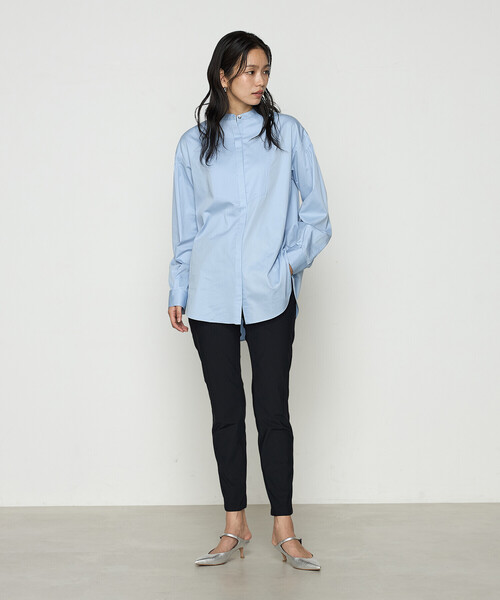 COMME CA（コムサ）の「メリルハイテンション パンツ（その他パンツ・レディース・ブラック・11号/9号）」の2枚目の写真