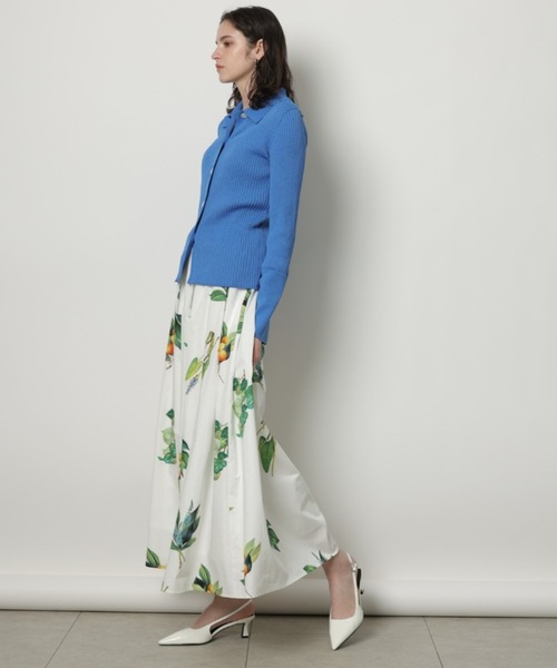 CADUNE（カデュネ）の「グリーンコットンスカート（スカート）」 - WEAR