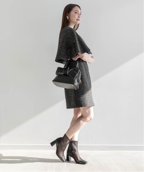 【新品未使用タグ付き】RANDA ケープデザインミニワンピース RANDA｜ケープデザインミニワンピース | Rakuten Fashion(楽天