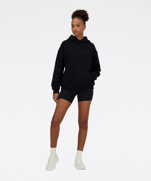 NEW BALANCE(ニューバランス)の「Athletics スウェットフーディ(パーカー・レディース・ブラック/アイボリー/ヘザーグレー・SMALL/MEDIUM/LARGE/X-LARGE)」の16枚目の写真