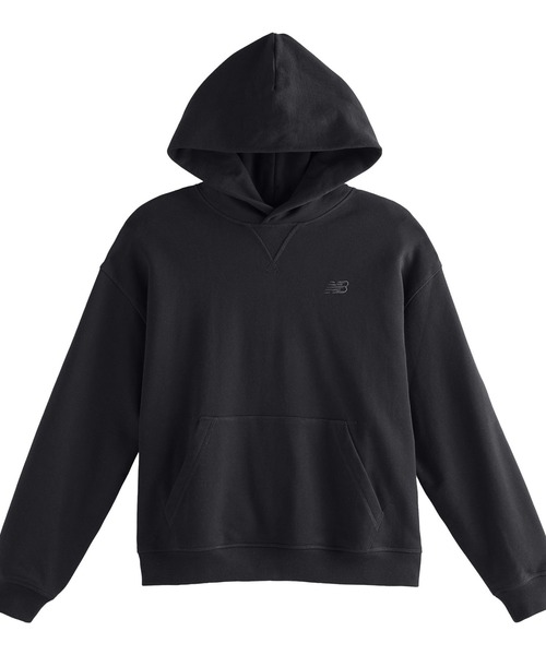 NEW BALANCE(ニューバランス)の「Athletics スウェットフーディ(パーカー・レディース・ブラック/アイボリー/ヘザーグレー・SMALL/MEDIUM/LARGE/X-LARGE)」の11枚目の写真