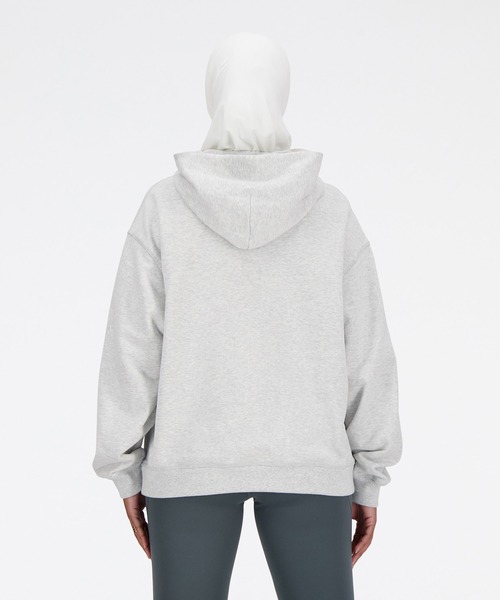 NEW BALANCE(ニューバランス)の「Athletics スウェットフーディ(パーカー・レディース・ブラック/アイボリー/ヘザーグレー・SMALL/MEDIUM/LARGE/X-LARGE)」の8枚目の写真