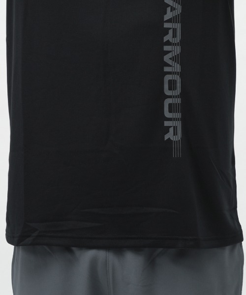 UNDER ARMOUR（アンダーアーマー）の「【別注】アンダーアーマー  UAテック ワードマーク スリーブレス シャツ 限定コラボ（Tシャツ/カットソー・メンズ・ブラック/オレンジ/ホワイト・S/M/L/LL/3L）」の10枚目の写真