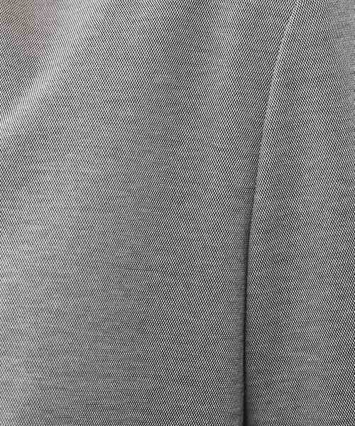 UNTITLED（アンタイトル）の「【通勤スーツ】コットン混ジャージ カラーレスジャケット（ノーカラージャケット・レディース・ダークグレー/ブラック/ネイビー/ベージュ・03/04/42/50/48/46/44/02/01/00）」の16枚目の写真