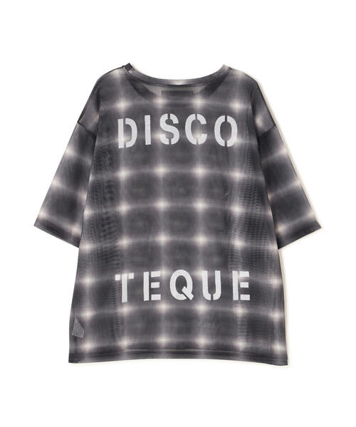 tシャツ DankeSchon/ダンケシェーン/OMBRE CHECK MESH T-SHIRTS レディース メンズ DANKE SCHON tシャツ DankeSchon/ダンケシェーン/OMBRE CHECK