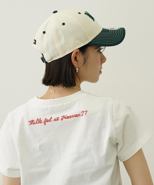 NEW ERA（ニューエラ）の「MILKFED. × NEWERA 9FORTY MF LOGO CAP（キャップ・レディース・ブラック/ネイビー/オフホワイト・ONE SIZE）」の13枚目の写真