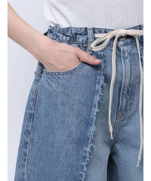 セール】リメイクデニムハーフパンツ（デニムパンツ）｜Ungrid（アン