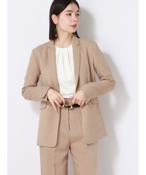 SUIT SQUARE(スーツスクエア)の「カットブラウス ウォッシャブル ウーブンライクジャージー(シャツ/ブラウス・レディース・ピンク系/ホワイト系/グレー系・38(9号))」の13枚目の写真