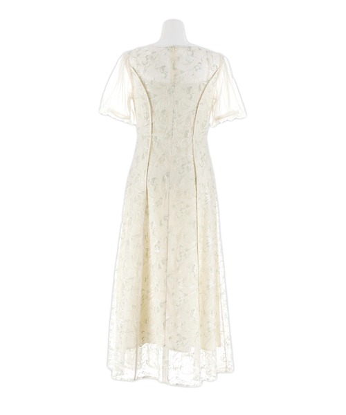darial（ダリアル）の「【darial】puff sleeve lace dress パフスリーブ レースドレス お呼ばれ 結婚式 二次会 成人式 同窓会 セレモニードレス パーティドレス オケージョンドレス（ドレス・レディース・アイボリー/ブラック・L/M/S）」の17枚目の写真