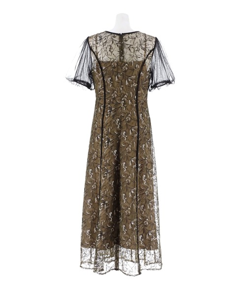 darial（ダリアル）の「【darial】puff sleeve lace dress パフスリーブ レースドレス お呼ばれ 結婚式 二次会 成人式 同窓会 セレモニードレス パーティドレス オケージョンドレス（ドレス・レディース・アイボリー/ブラック・L/M/S）」の19枚目の写真