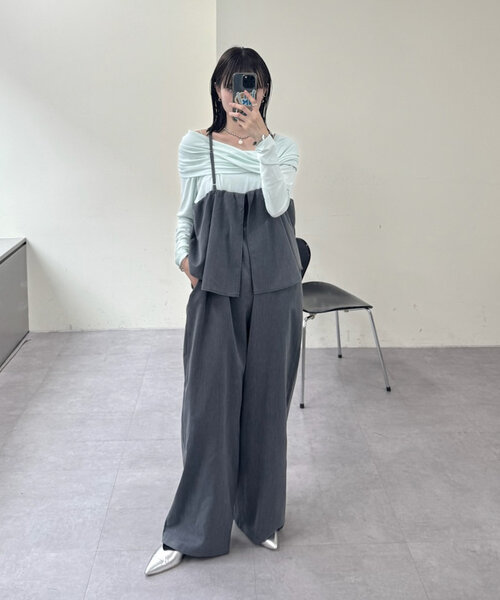 大人気完売♡リアムプラージュ♡ツィードオールインワン 大人気完売♡リアムプラージュ♡ツィードオールインワン