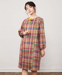 Jocomomola 新作 ワンピース チェック ホコモモラ sybilla Jocomomola（ホコモモラ）のワンピース｜おすすめから探す