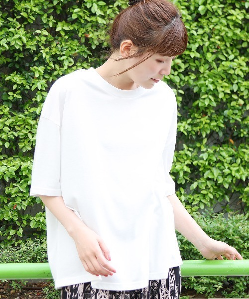 チチカカ（チチカカ）の「エンブロイダリータッチシピボプリントＴシャツ（Tシャツ/カットソー・レディース・パープル/ブラック/オフホワイト・FREE）」の5枚目の写真