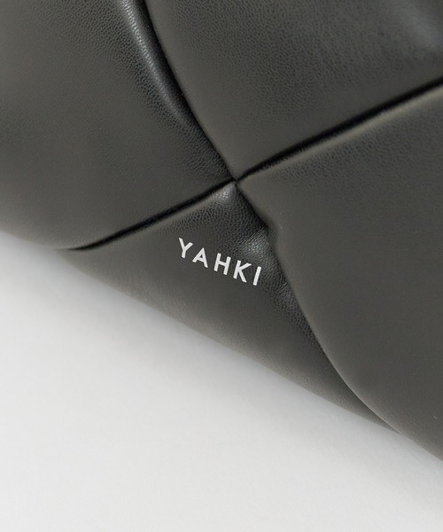 YAHKI（ヤーキ）の「YAHKI/ヤーキ TOTE BAG トートバック キルティングデザイントートバッグ（トートバッグ・レディース・ブラック/ベージュ/イエロー・ONE SIZE）」の17枚目の写真