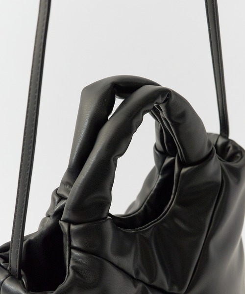 YAHKI（ヤーキ）の「YAHKI/ヤーキ TOTE BAG トートバック キルティングデザイントートバッグ（トートバッグ・レディース・ブラック/ベージュ/イエロー・ONE SIZE）」の14枚目の写真