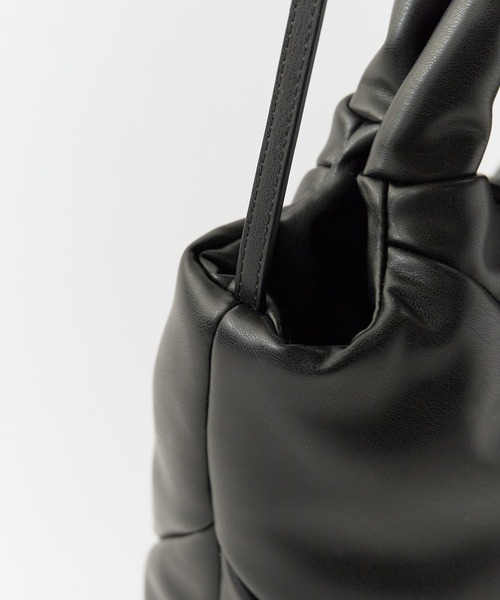 YAHKI（ヤーキ）の「YAHKI/ヤーキ TOTE BAG トートバック キルティングデザイントートバッグ（トートバッグ・レディース・ブラック/ベージュ/イエロー・ONE SIZE）」の15枚目の写真