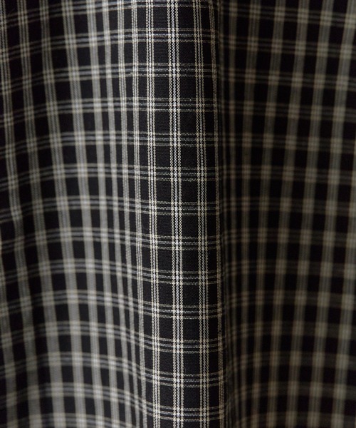 Jungle Storm（ジャングルストーム）の「JUNGLE STORM/ジャングルストーム  H/S,小格子CKショートレングスシャツ シャツ（シャツ/ブラウス・メンズ・ベージュ/ブラウン/ブラック・L/M）」の6枚目の写真