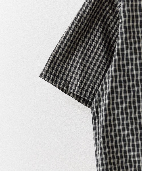 Jungle Storm（ジャングルストーム）の「JUNGLE STORM/ジャングルストーム  H/S,小格子CKショートレングスシャツ シャツ（シャツ/ブラウス・メンズ・ベージュ/ブラウン/ブラック・L/M）」の10枚目の写真