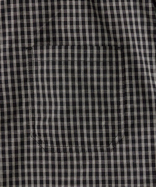 Jungle Storm（ジャングルストーム）の「JUNGLE STORM/ジャングルストーム  H/S,小格子CKショートレングスシャツ シャツ（シャツ/ブラウス・メンズ・ベージュ/ブラウン/ブラック・L/M）」の13枚目の写真