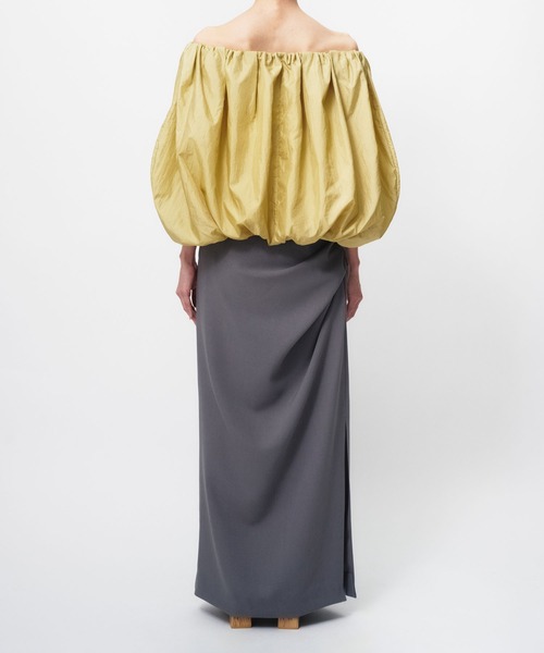 THINGS THAT MATTER（シングス ザット マター）の「NYLON TAFFETA BALLOON BLOUSON / ナイロンタフタバルーンブルゾン（ブルゾン・レディース・イエロー/ボルドー/ブラック・FREE）」の18枚目の写真
