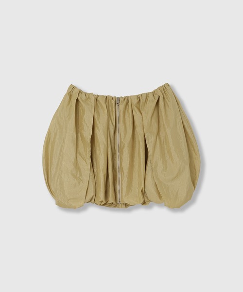 THINGS THAT MATTER（シングス ザット マター）の「NYLON TAFFETA BALLOON BLOUSON / ナイロンタフタバルーンブルゾン（ブルゾン・レディース・イエロー/ボルドー/ブラック・FREE）」の17枚目の写真