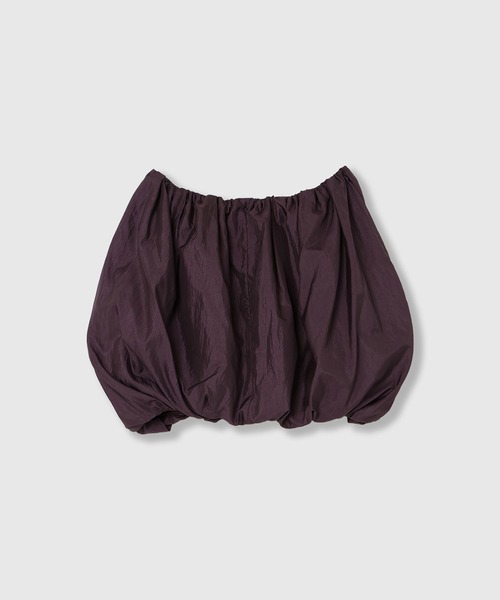 THINGS THAT MATTER（シングス ザット マター）の「NYLON TAFFETA BALLOON BLOUSON / ナイロンタフタバルーンブルゾン（ブルゾン・レディース・イエロー/ボルドー/ブラック・FREE）」の9枚目の写真
