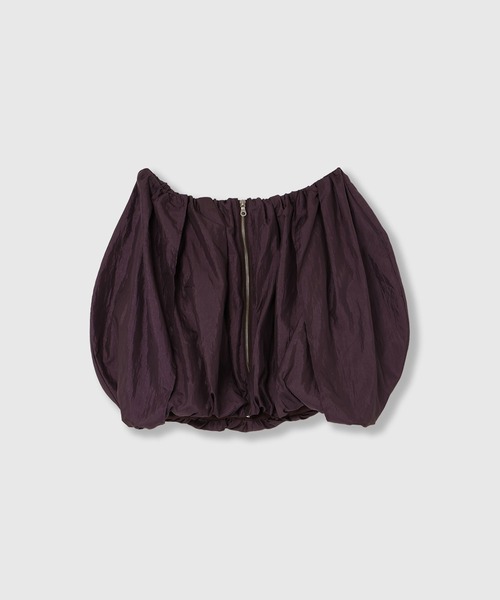 THINGS THAT MATTER（シングス ザット マター）の「NYLON TAFFETA BALLOON BLOUSON / ナイロンタフタバルーンブルゾン（ブルゾン・レディース・イエロー/ボルドー/ブラック・FREE）」の10枚目の写真