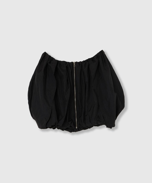 THINGS THAT MATTER（シングス ザット マター）の「NYLON TAFFETA BALLOON BLOUSON / ナイロンタフタバルーンブルゾン（ブルゾン・レディース・イエロー/ボルドー/ブラック・FREE）」の7枚目の写真
